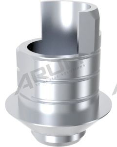ARUM INTERNAL TI BASE SHORT TYPE NON ENGAGING - Compatible with Alpha-Bio Tec® 3.75/4.2/5.0/6.0